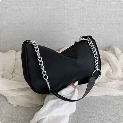 Compact Oxford Crossbody