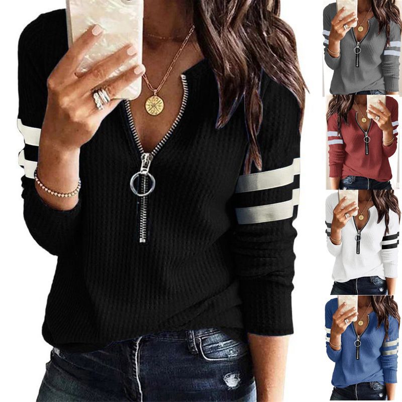 Urban Zip V-Neck Style Shirt