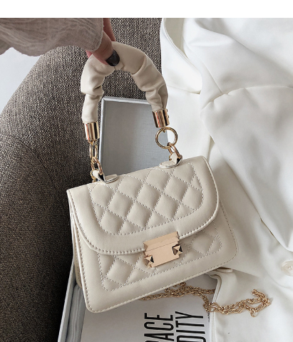 Small & Sophisticated Lockable Leather Handbag