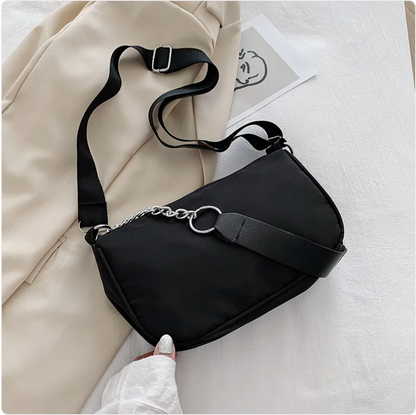 Compact Oxford Crossbody